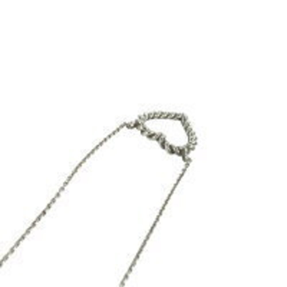 Tiffany Twisted Heart Necklace Silver